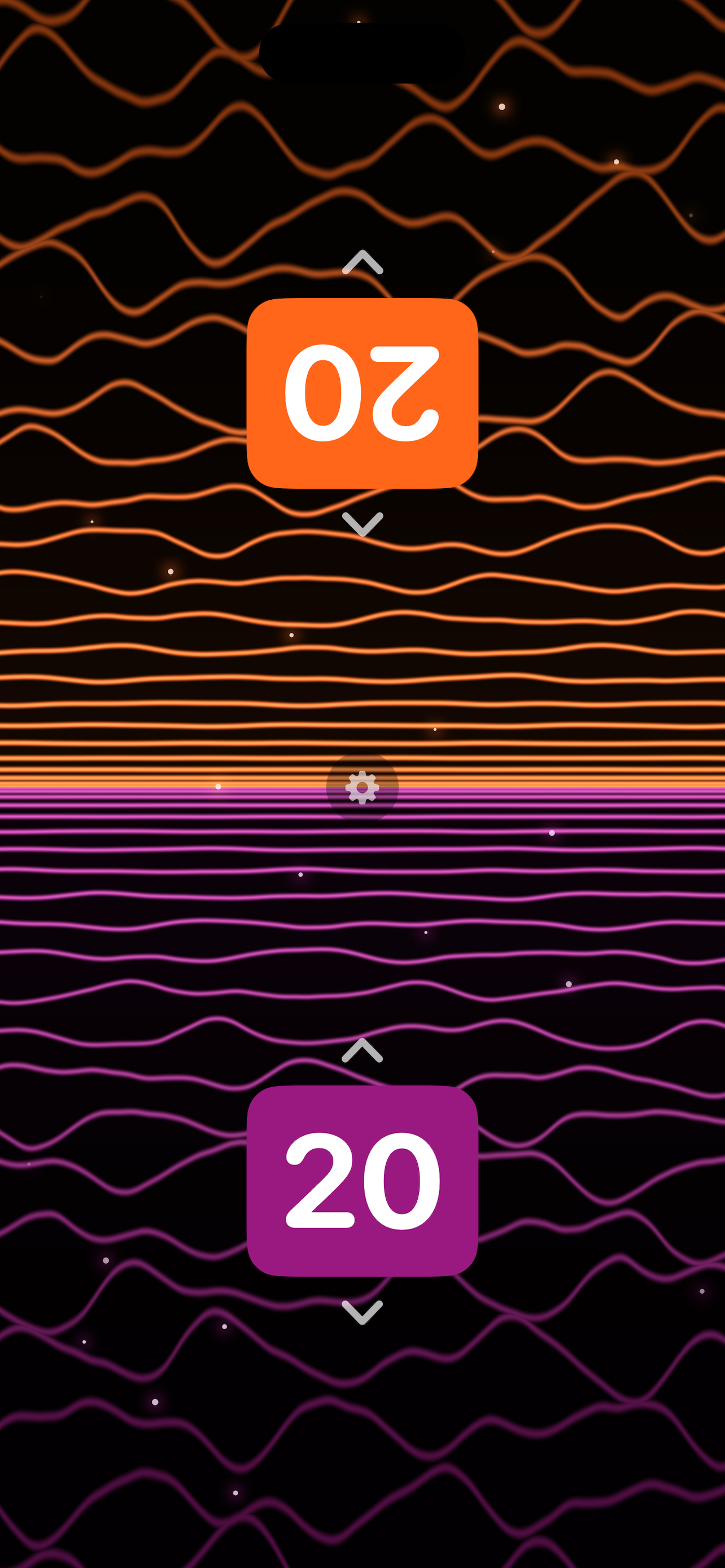 Signet — Retro wave theme with orange and purple